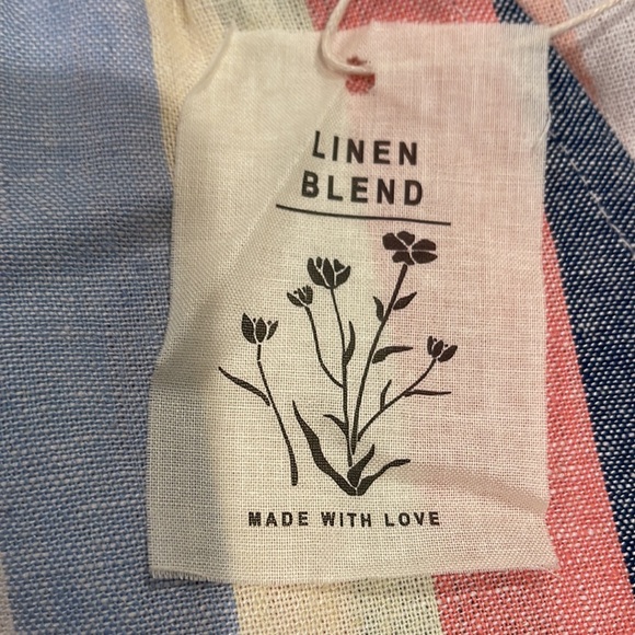 Linen blend wide leg pants - Picture 4 of 5